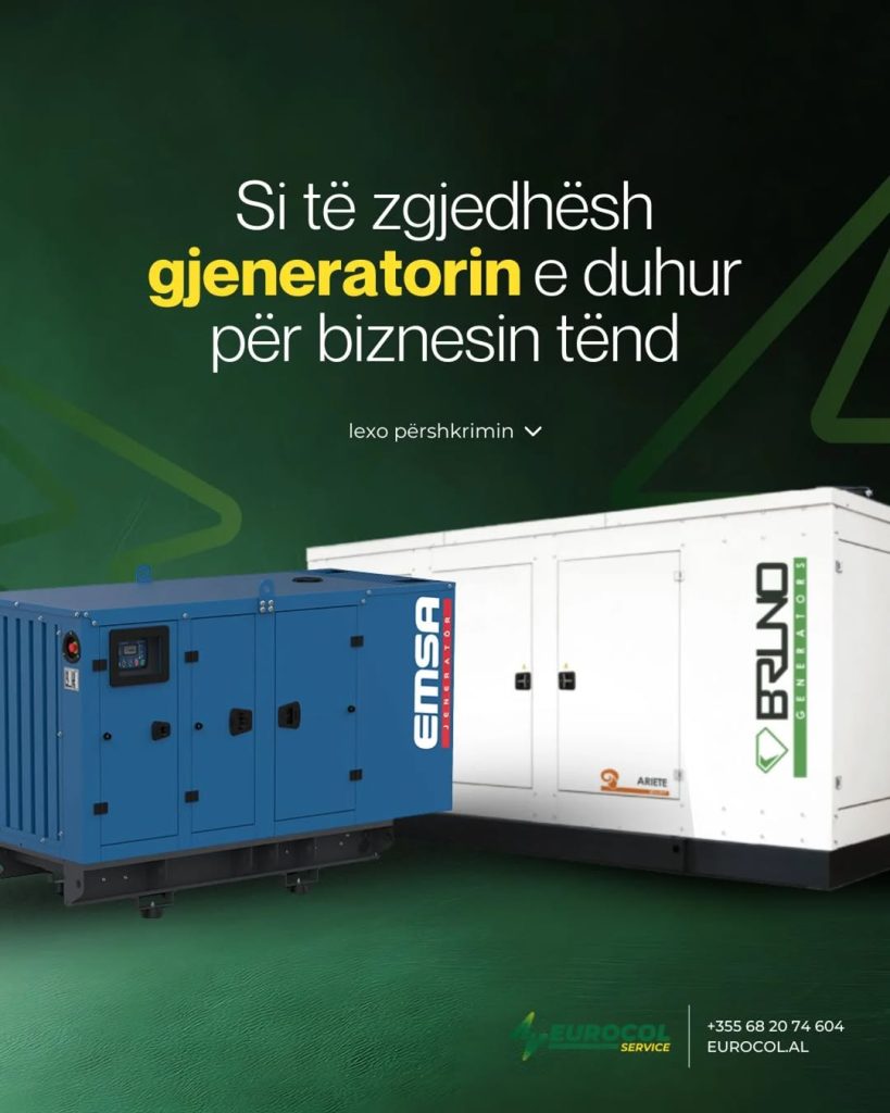 Si të zgjedhësh gjeneratorin e duhur për biznesin tënd?