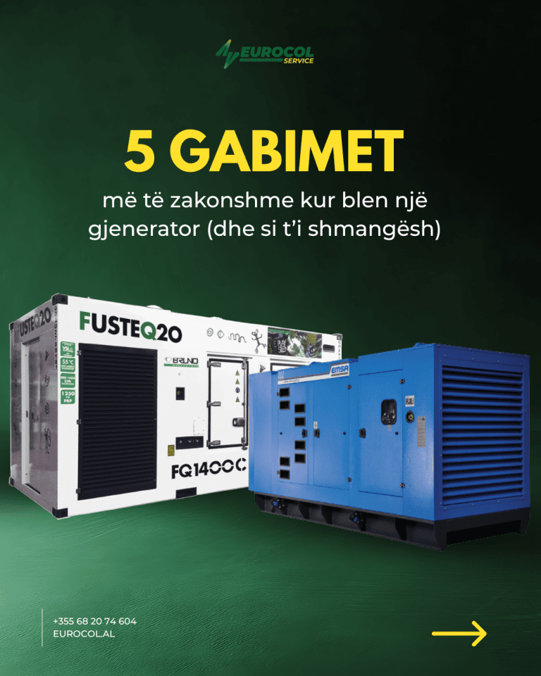 5 gabimet më të zakonshme kur blen një gjenerator (dhe si t’i shmangësh)